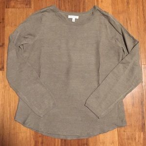Croft & Barrow Textured Beige Sweater